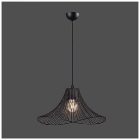 Czarna lampa wisząca ø 40 cm Wavy – Squid Lighting