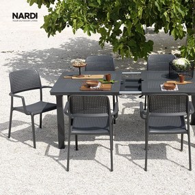 Krzesło ogrodowe Bora Antracite NARDI