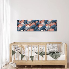 Obraz - Fale i wzgórza (170x50 cm)
