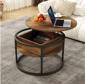 Stolik kawowy drewno 57x57x47.5 marlo