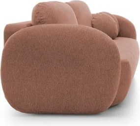 Sofa OLIO z funkcja spania i pojemnikiem PUDROWY RÓŻ ARAGON 59