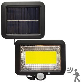 LED Naświetlacz solarny z czujnikiem DUO LED/1W/3,7V IP44