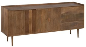 Niska komoda z litego drewna mango 174x75 cm Apricot – Ixia