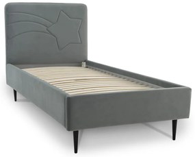 Szare łóżko dziecięce 90x200 cm Star – Scandic
