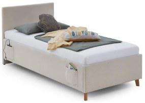 Beżowe łóżko dziecięce 120x200 cm Cool – Meise Möbel