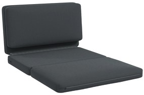 HOMCOM 3-w-1 Składany Fotel Relaksacyjny, Materac dla Gości, Dzielony, Szerokość 138 cm, Ciemnoszary