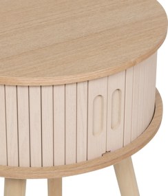 Szafka nocna NYSOS z 2 drzwiczkami, Ø 40 cm