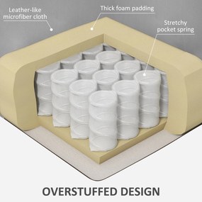 HOMCOM Fotel masujący relaksacyjny z pilotem i kieszeniami dla seniorów ciemnoszary 94x96x106 cm | Aosom PL