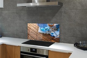 Szkło do Kuchni na Ścianę Malowane Jajka i Bazie