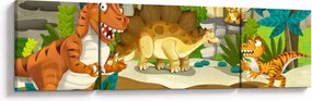 Obraz - Dinozaury (170x50 cm)