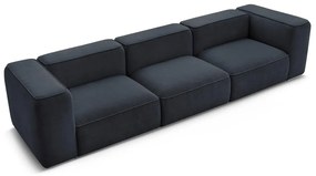 Ciemnoniebieska sofa 345 cm Zephyr – Bobochic Paris