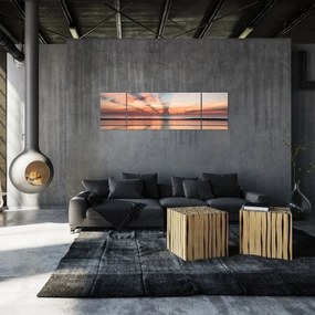 Obraz promieni słonecznych nad plażą Dayton (170x50 cm)