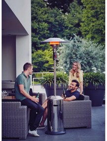 Lampa gazowa w kolorze srebra ENDERS Elegance