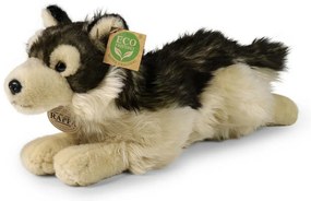 Rappa Pluszowy wilk leżący 32 cm ECO - FRIENDLY