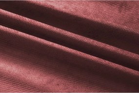 Zasłona zaciemniająca ELVIO VELVET 140x250 cm, staroróżowa Zawieszanie: Metalowe pierścienie