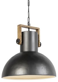 Industrialna lampa wisząca ciemnoszara z mango - MangoesPrzemysłowy Oswietlenie wewnetrzne
