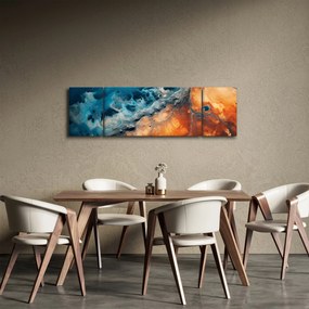 Obraz - Woda i ogień (170x50 cm)
