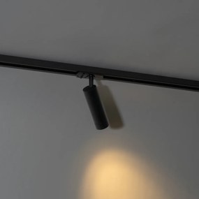 Nowoczesny reflektor czarny do systemu szynowego jednofazowego 35 mm - Iconic Jeana Luxe