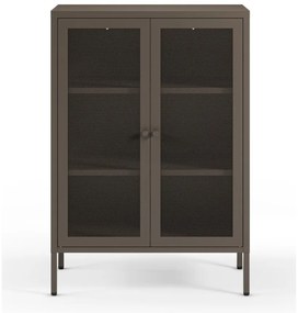 Szara metalowa szafka 70x100x40 cm Fayna – Marckeric