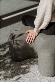 Szary wełniany puf Ü – noo.ma