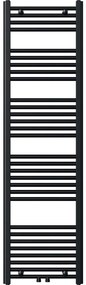 Novaservis - Łazienkowy grzejnik drabinkowy 648W/230V 160x45 cm czarny prosty