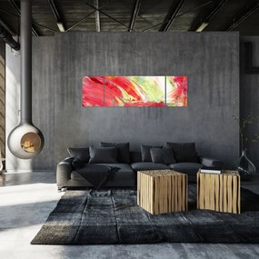 Obraz abstrakcji - malarstwo (170x50 cm)