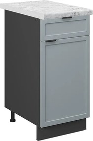 Szafka dolna do kuchni jasnoniebiesko-szary 40x60x82 fame-line