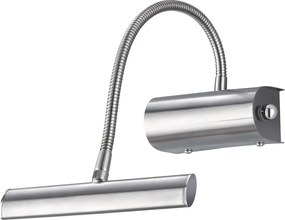 Kinkiet LED z elastyczną konstrukcją/ze ściemniaczem w kolorze srebra Curtis – Trio