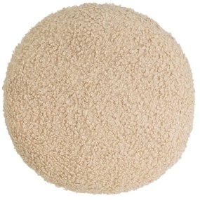 Poduszka dekoracyjna z materiału sherpa ø 40 cm Sherpa – Casa Selección