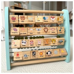 Tooky toy liczydło dwustronne alfabet obrazki