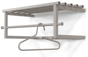 Jasnoszary metalowy wieszak ścienny z półką Marco – Spinder Design