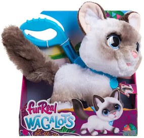 FurReal Wag-A-Lot Kitty, Interaktywna, biały/szary