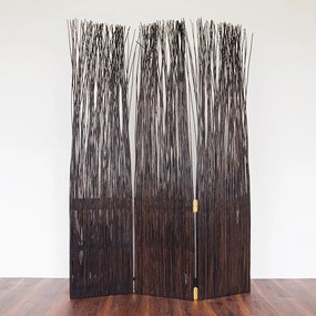 Przegroda pokojowa 120x3x170 cm brązowa Parawan