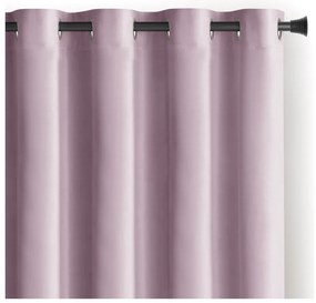 Jasnoróżowa aksamitna zasłona częściowo zaciemniająca (dimout) 140x270 cm Eyelets – Restilo