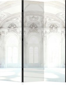 Parawan pokojowy 3-częściowy 135x172 Dwustronny dekoracyjny klasyczny glamour Biały Białe Komnaty Pałacu