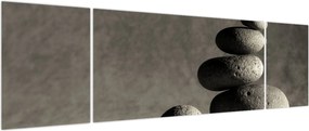 Obraz - Szare kamienie (170x50 cm)