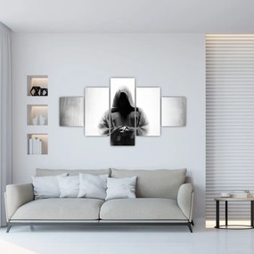 Obraz - Mnich w klasztorze (125x70 cm)