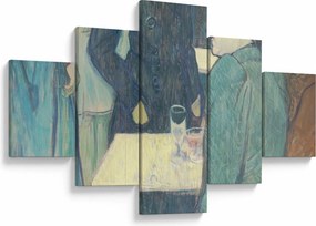 Obraz - Henri de Toulouse-Lautrec, A Corner of the Moulin de la Galette, reprodukcje (125x70 cm)