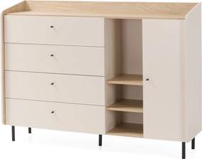 Komoda VETTA 155 cm do Salonu Sypialni Odcienie beżu