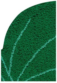 Ciemnozielony bawełniany dywan dziecięcy tkany ręcznie odpowiedni do prania 120x180 cm Monstera Leaf – Lorena Canals