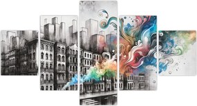 Obraz - Przemysłowe życie (125x70 cm)