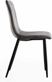 Zestaw 4 Krzese Liny Aksamitne