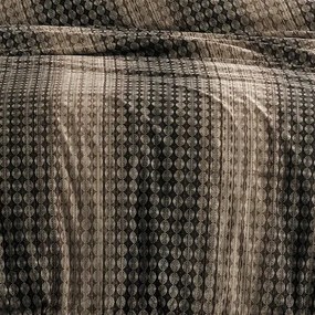 Bedtex Bawełniana pościel Oberon brązowy, 140 x 200 cm, 70 x 90 cm