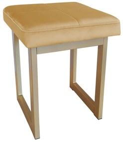 TABORET SOLID 45cm STOŁEK LOFT podstawa złota MG15