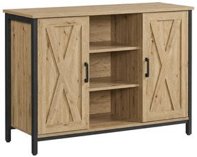 Komoda TAYLOR ARTISAN z otwartymi półkami, 100x70cm