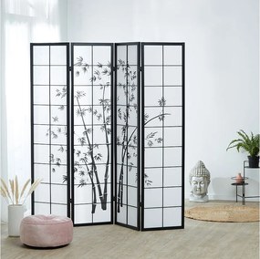 Parawan 179 cm Czarny