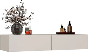 Toaletka MIKA | Kaszmir | 110x40x20 cm | Do Sypialni| Wisząca, 2 Szuflady