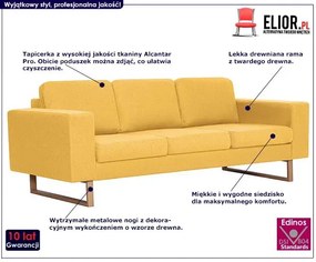 Elegancka trzyosobowa sofa Williams 3X Pafos 5X