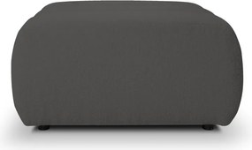 Pufa BALOO w kolorze ciemnej szarości w tkaninie LAMBI 12