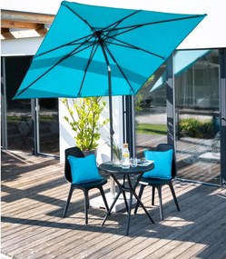 Derby Basic parasol z mechanizmem podnoszenia 210 x 210 cm – uchylny parasol - Towar rozpakowany (S290)
